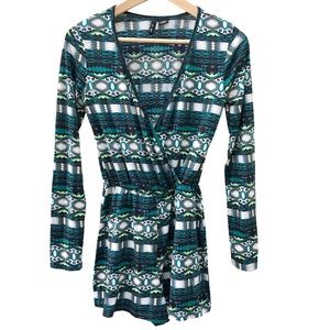 Ultra Flirt Long Sleeve Romper  Size Small